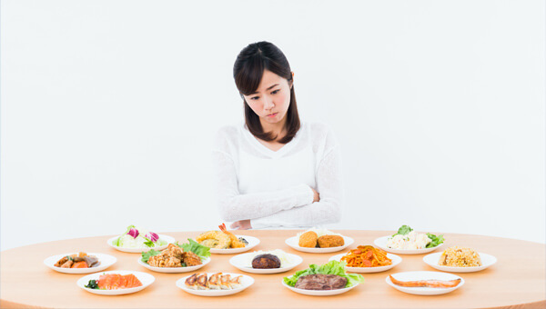 栄養バランスの偏り